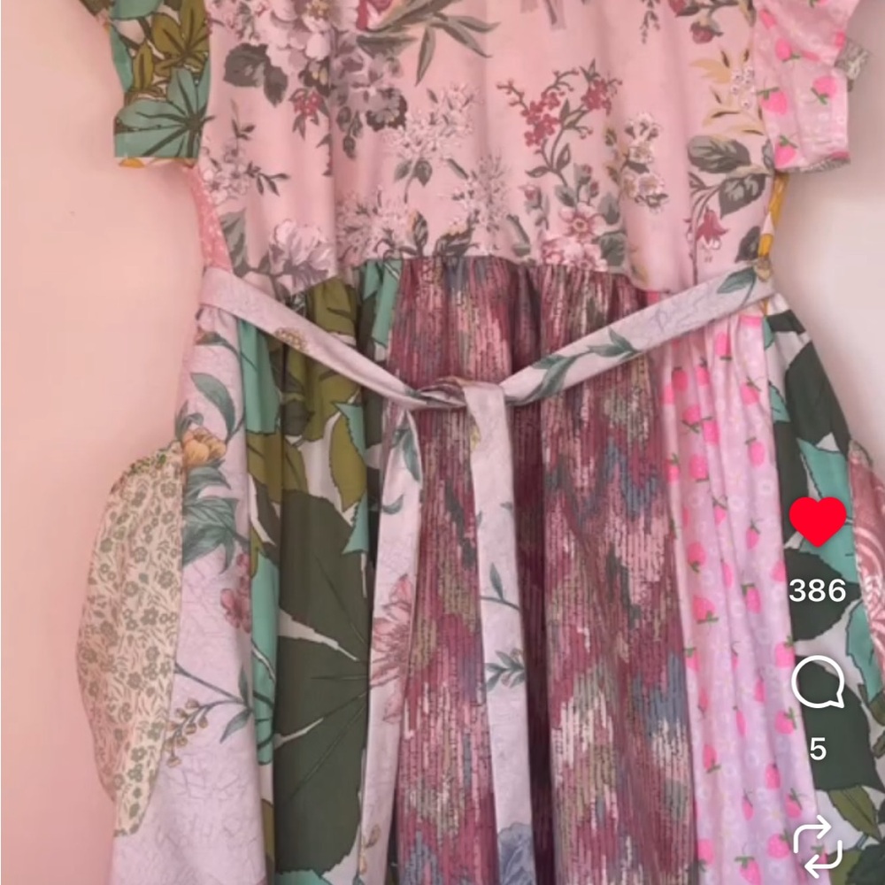 Floral Patchwork Dress - Picture 4 of 6